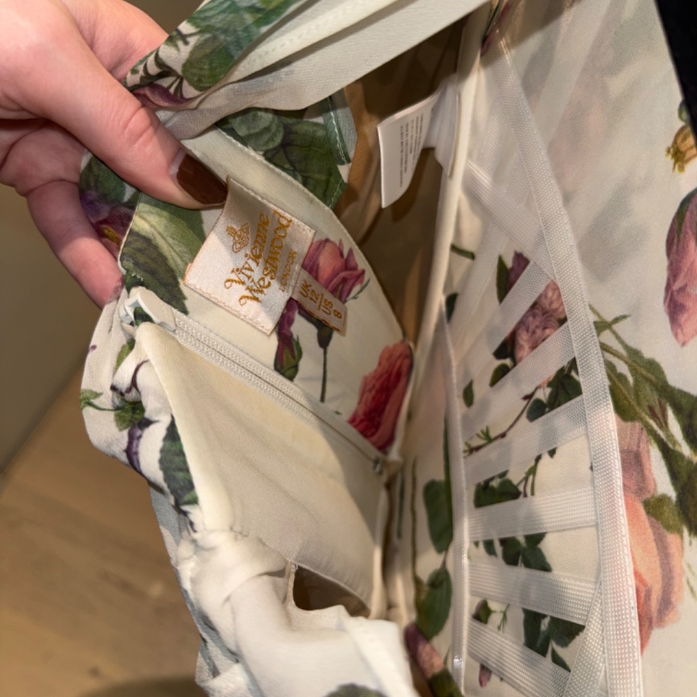 Vivienne Westwood Floral Corset Midi Dress - Picture 3 of 8